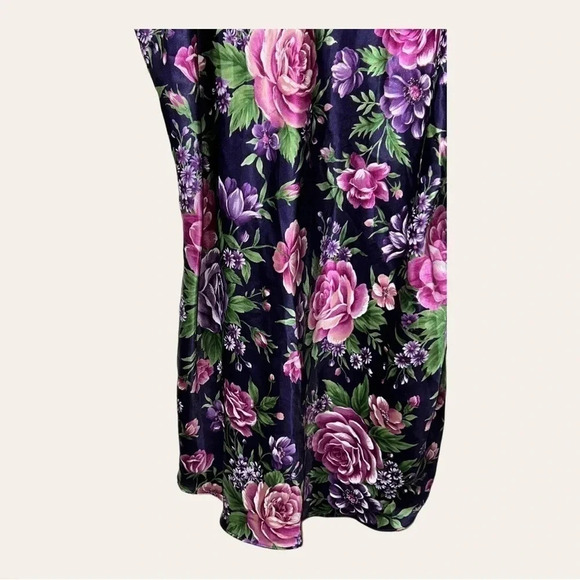 0305. VINTAGE‎ DENTELLE NEGLIGÉE SPAGHETTI STRAP SIZE LARGE - Picture 4 of 8